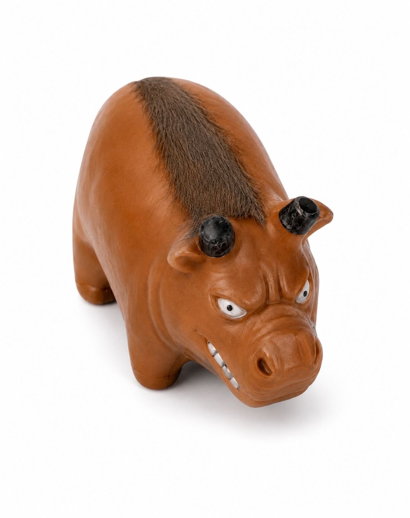 [1881] Accessories orgo DOG Latex pig with hair - L