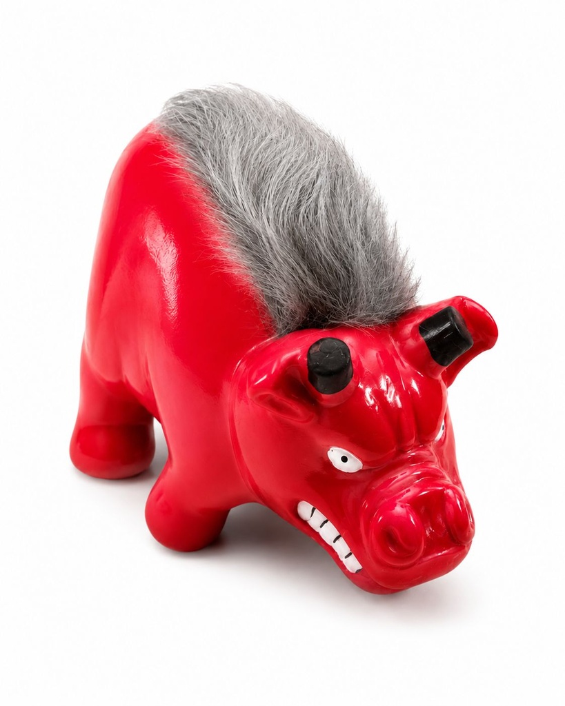 [1880] Accessories orgo DOG Latex pig with hair - S