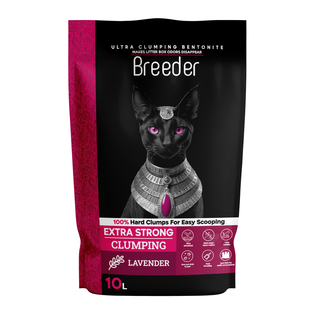 [2872] Breeder - Cat LitterClumping-10 L - Lavender