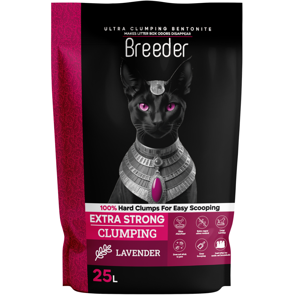 [2836] Cat litter Breeder CAT Brown Sand Clumping 25 L Lavender