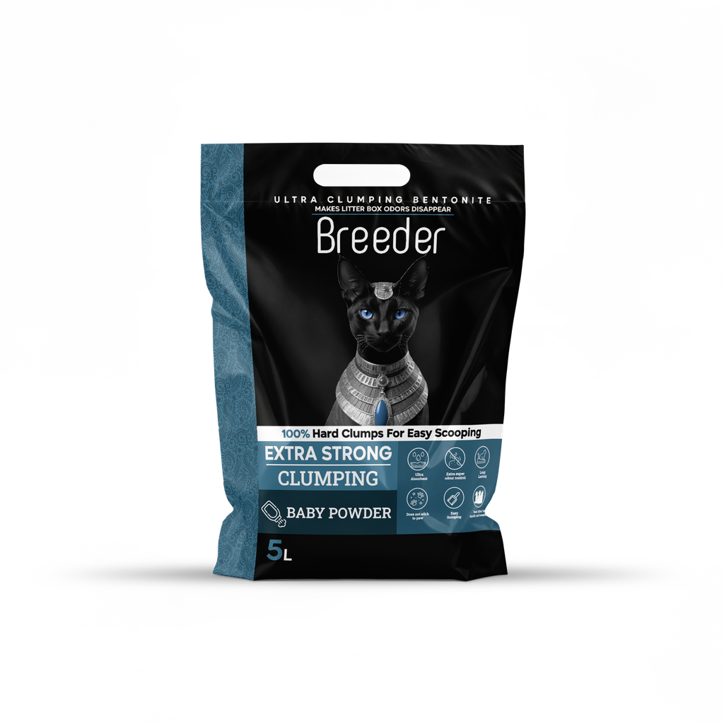 [2831] Cat litter Breeder CAT Brown Sand Clumping 5 L Baby Powder