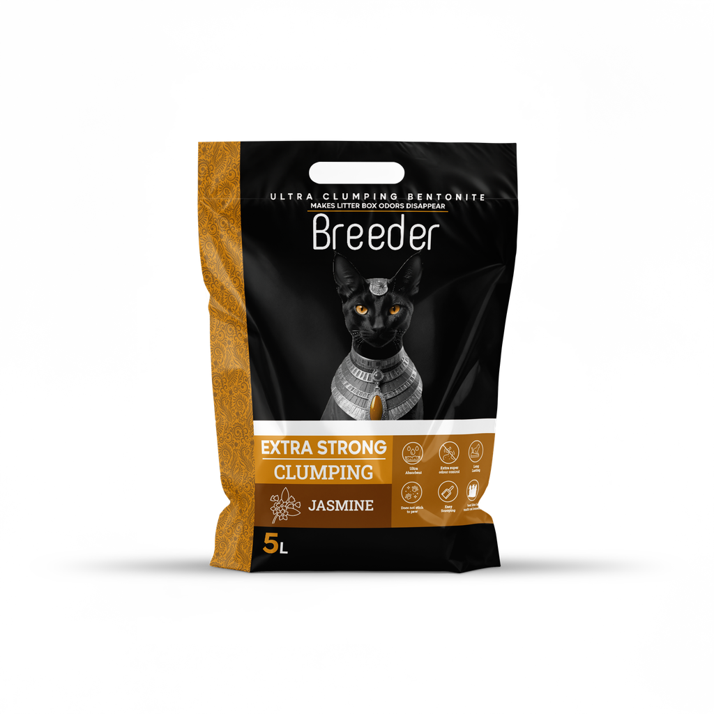 [2830] Cat litter Breeder CAT Brown Sand Clumping 5 L Jasmine