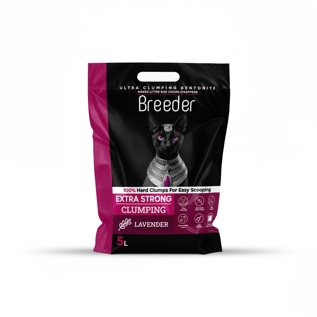 [2828] Cat litter Breeder CAT Brown Sand Clumping 5 L Lavender