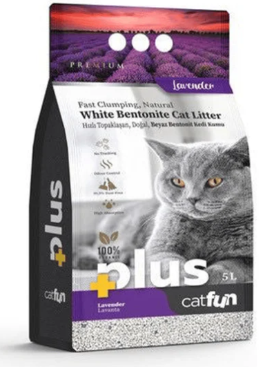 [2112] Cat litter Cat Fun CAT White cat litter Lavender 5 L