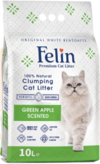 [2306] Cat litter Felin CAT White Cat Litter Apple 10 L