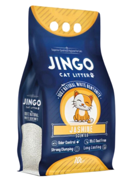 [2295] Cat litter Jingo CAT White cat litter Jasmine 10 L