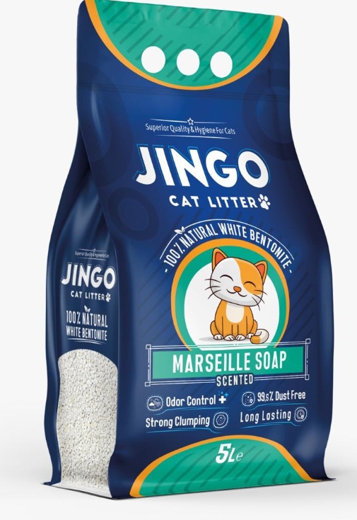 [2290] Cat litter Jingo CAT White cat litter Marseille Soap 5 L