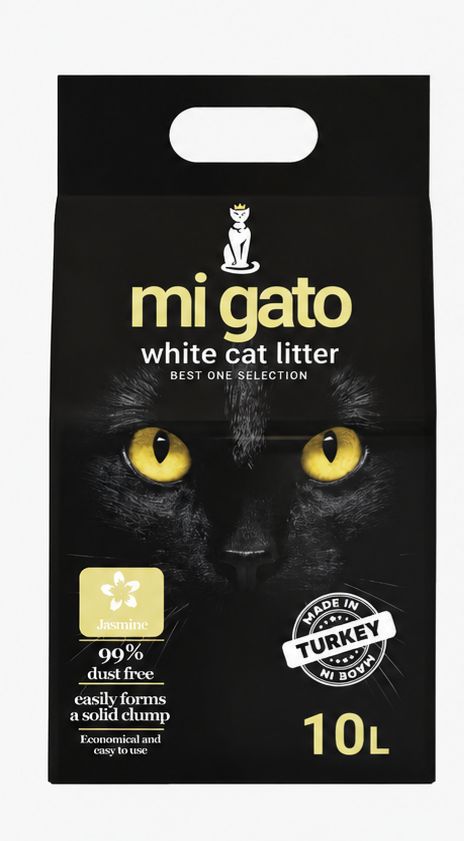 [2099] Cat litter Mi gato CAT White cat litter jasmine 10 L