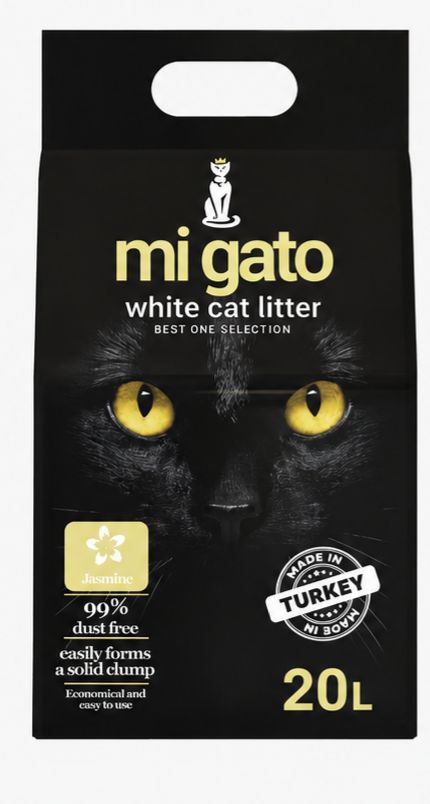 [1999] Cat litter Mi gato CAT White cat litter jasmine 20 L