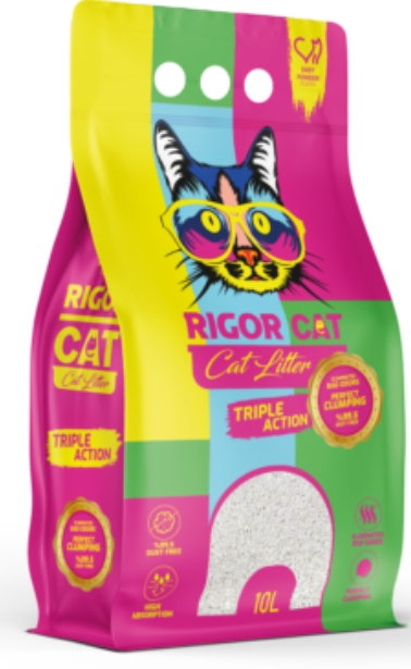 [2317] Cat litter Rigor CAT White Cat Litter Baby Powder 10 L