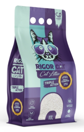 [2320] Cat litter Rigor CAT White Cat Litter Lavender 10 L