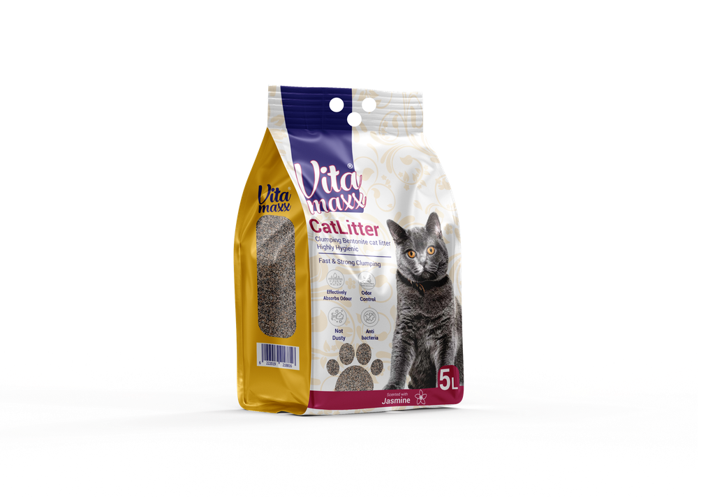 [2058] Cat litter Vita maxx CAT Brown Sand Clumping 5 LJasmine