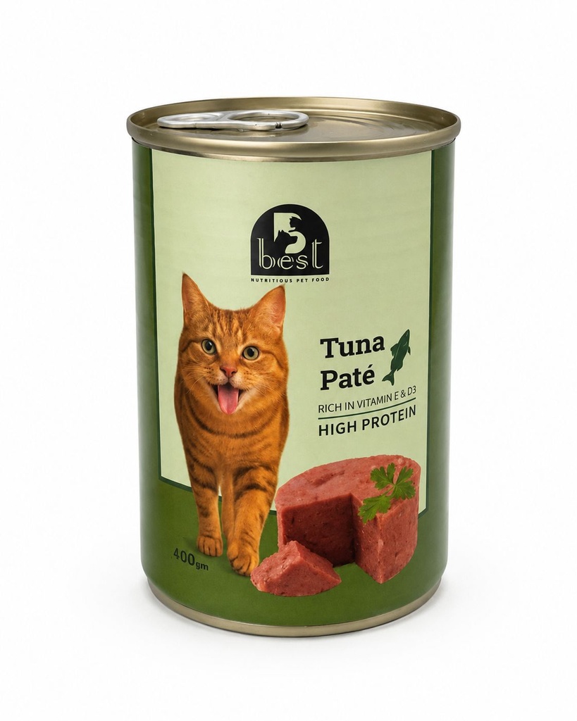 [2405] Wet Food Best cat  Can Food Adult Tuna 400 gm