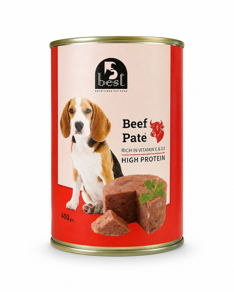 [2408] Wet Food Best dog  Can Food Adult Beef 400 gm