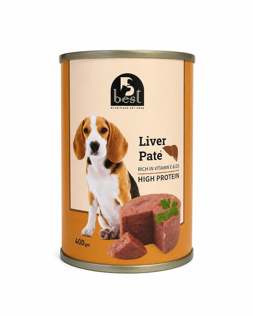 [2409] Wet Food Best dog  Can Food Adult Liver 400 gm