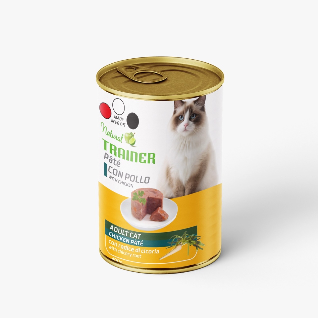 [2410] Wet Food Trainer cat  can food chicken 400 gm