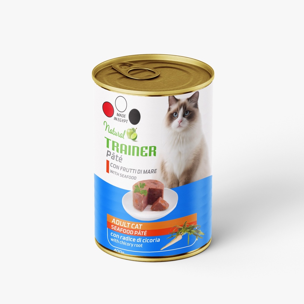 [2412] Wet Food Trainer cat  can food seafood 400 gm