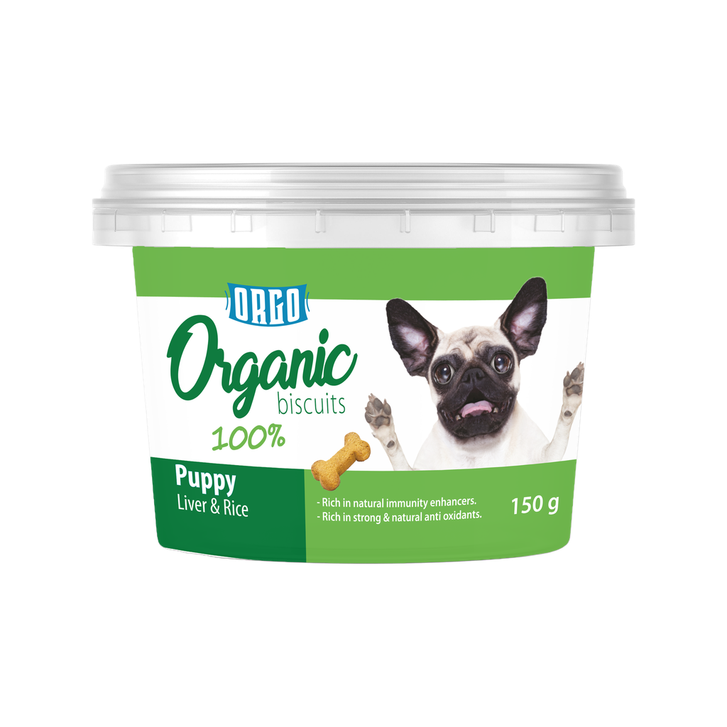 [1454] biscuits orgo DOG Puppy Liver & Rice 150 gm