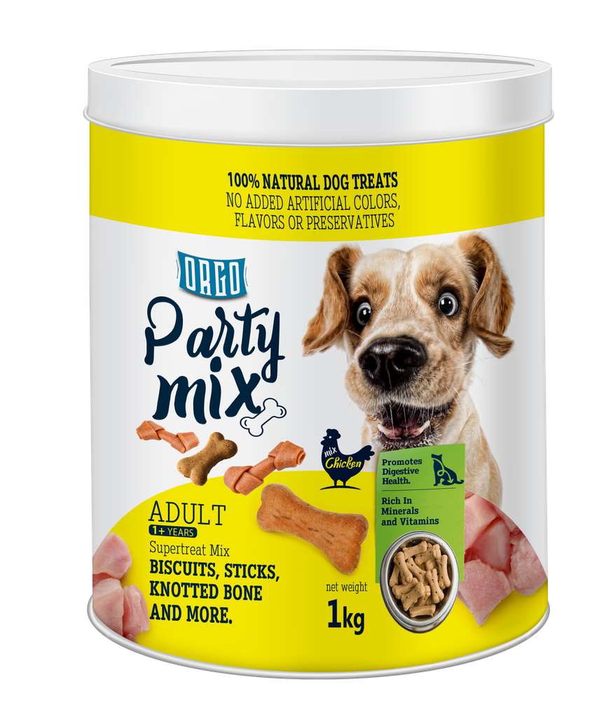 [1670] biscuits orgo DOG partly mix chicken 1 kg