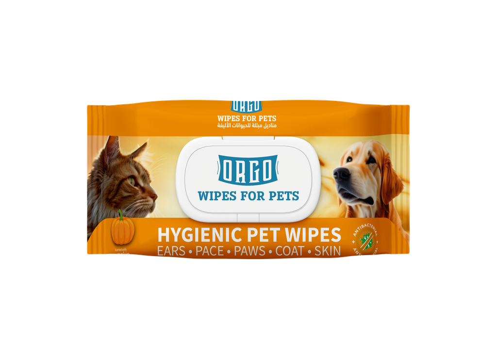 [2177] cosmatics orgo CAT Wipes For Pets Pumpkin