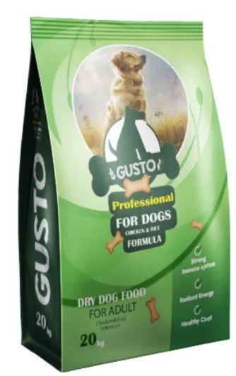 [2437] dry food Gusto dog  Gusto  Dry 20 kg