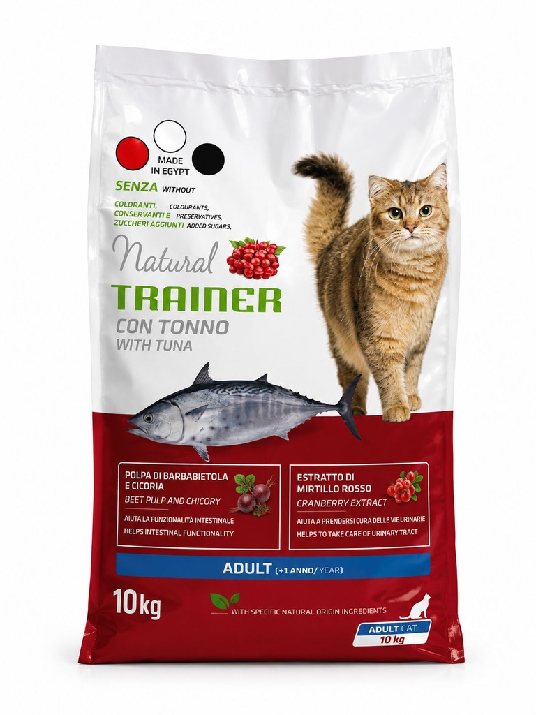 [1944] dry food Trainer cat  Adult con tonno 10 kg