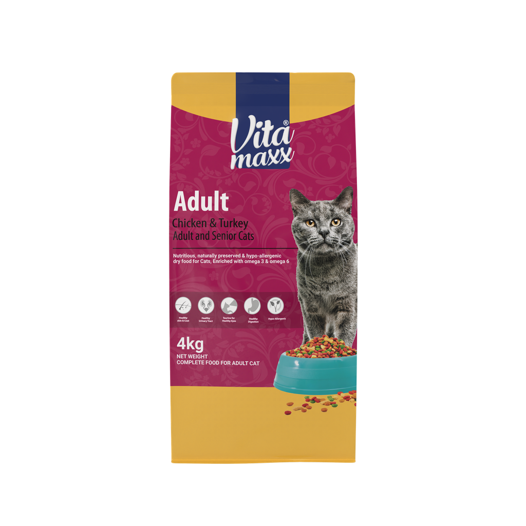 [1938] dry food Vita maxx cat  Adult 4 Kg