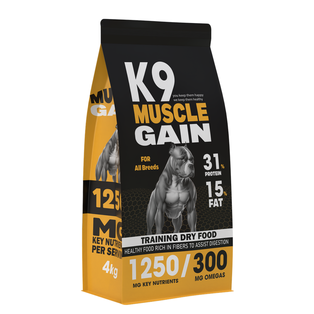 [2150] dry food k9 dog  Muscle Gain Adult 4 kg