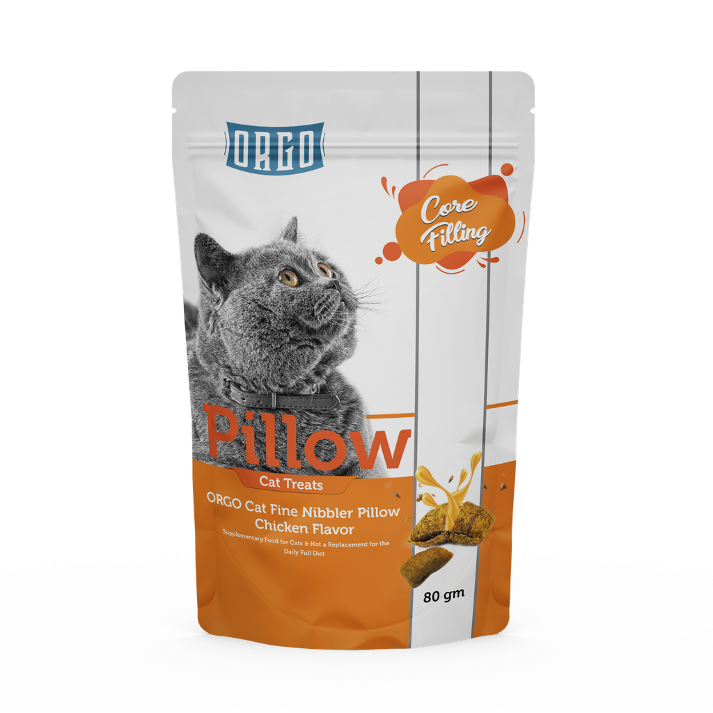 [2027] treats orgo CAT Pillow 80 gm Chicken