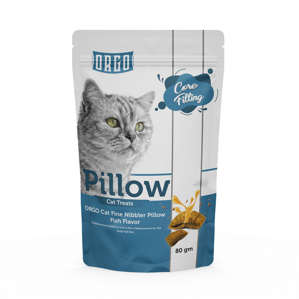[2030] treats orgo CAT Pillow 80 gm Fish