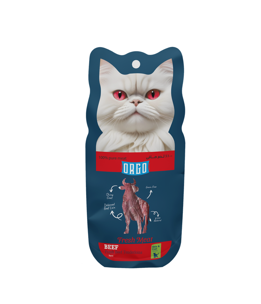 [2344] treats orgo DOG Freh Meat - Beef - 3Pcs