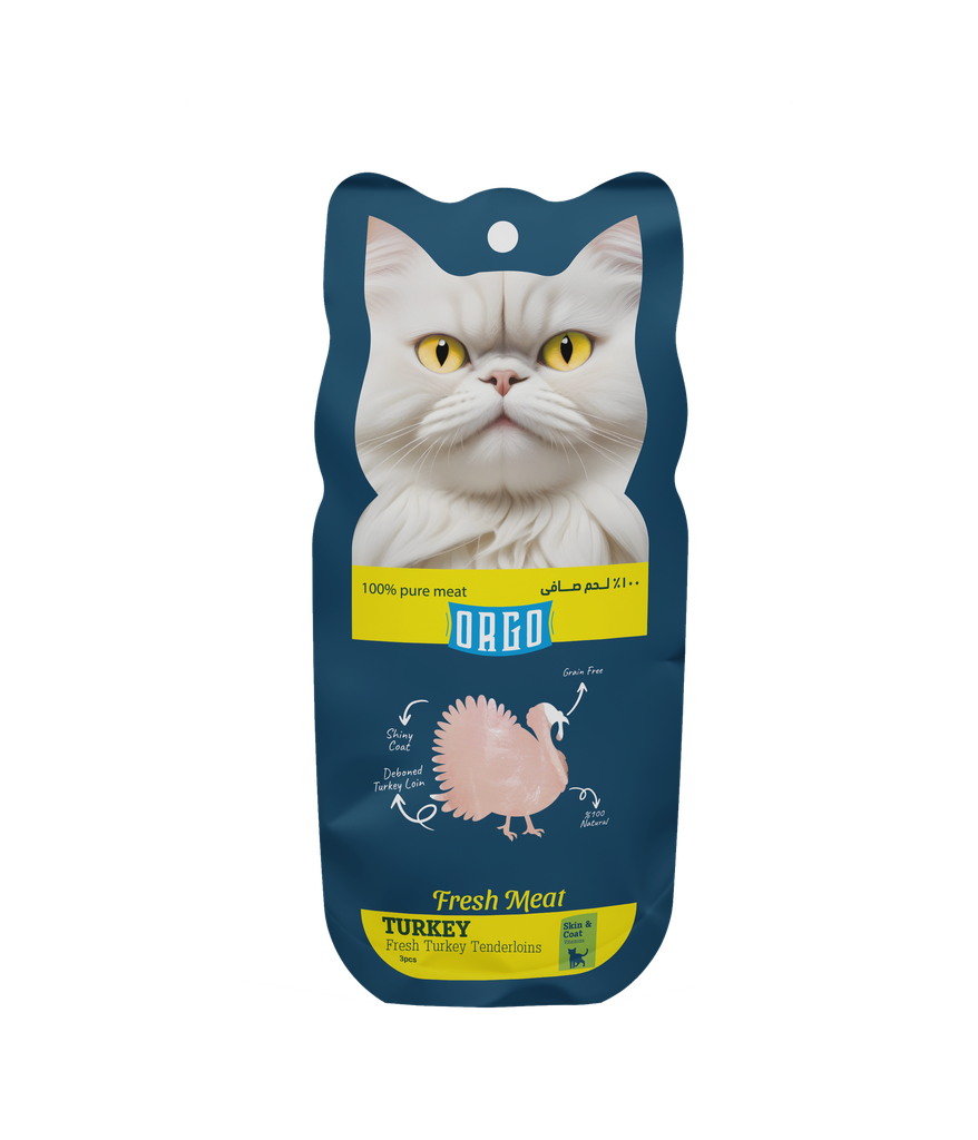 [2348] treats orgo DOG Freh Meat - Turkey - 3Pcs