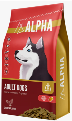 [8000002] Alpha - Dry Food - For Adult Dogs - 20 kg - Chicken