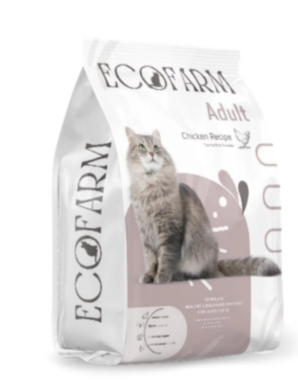 [8000010] Ecofarm - Dry Food - For Adult Cats - 10 kg - Chicken