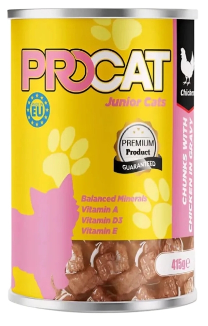 [8000019] Procat - Can 415 gm - Kittens Cats - Chicken