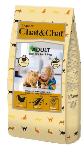 [8000028] CHAT & CHAT - For Adult Cats - 900 gm - With Chicken