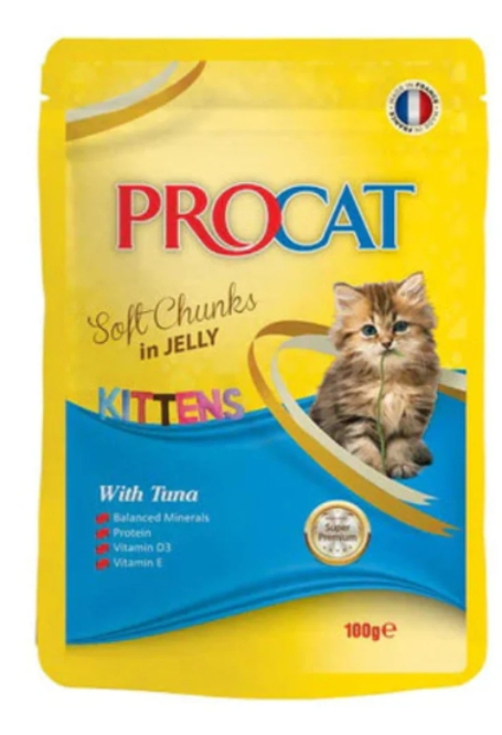 [8000037] Procat - For Kitten Cats - Pouch 100 gm - With Tuna