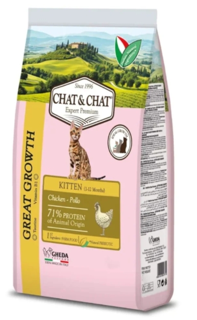 [8000051] CHAT & CHAT - For Kitten Cats - 900 gm - With Chicken