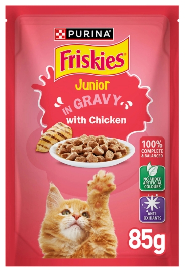 [8000058] Purina - Friskies - For Junior Cats - Pouch 85 gm - With Chicken