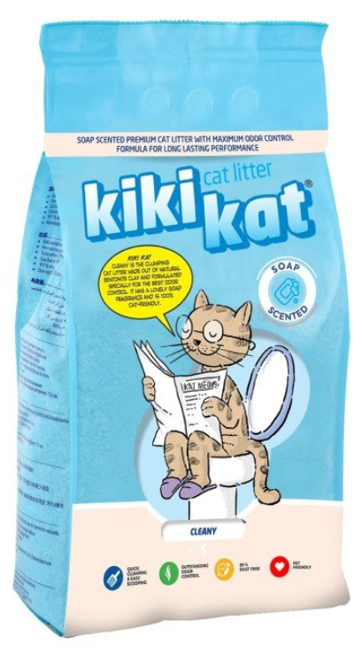 [8000068] KiKi Kat - Cat Litter - Cleany - 5 L