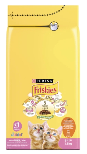 [8000072] Purina - Friskies - For Junior Cats - 1.5 kg - With Chicken & Turkey