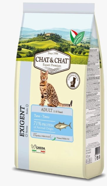[8000096] CHAT & CHAT - For Adult Cats - 14 kg - Exigent - Tuna