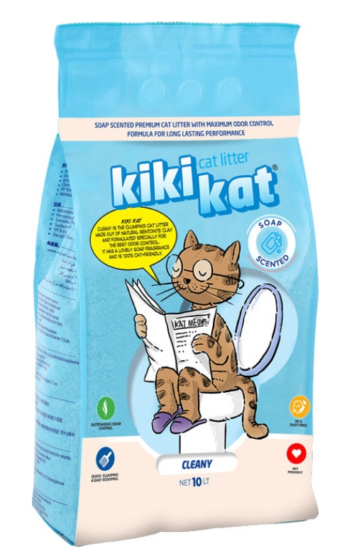 [8000110] KiKi Kat - Cat Litter - Cleany - 10 L