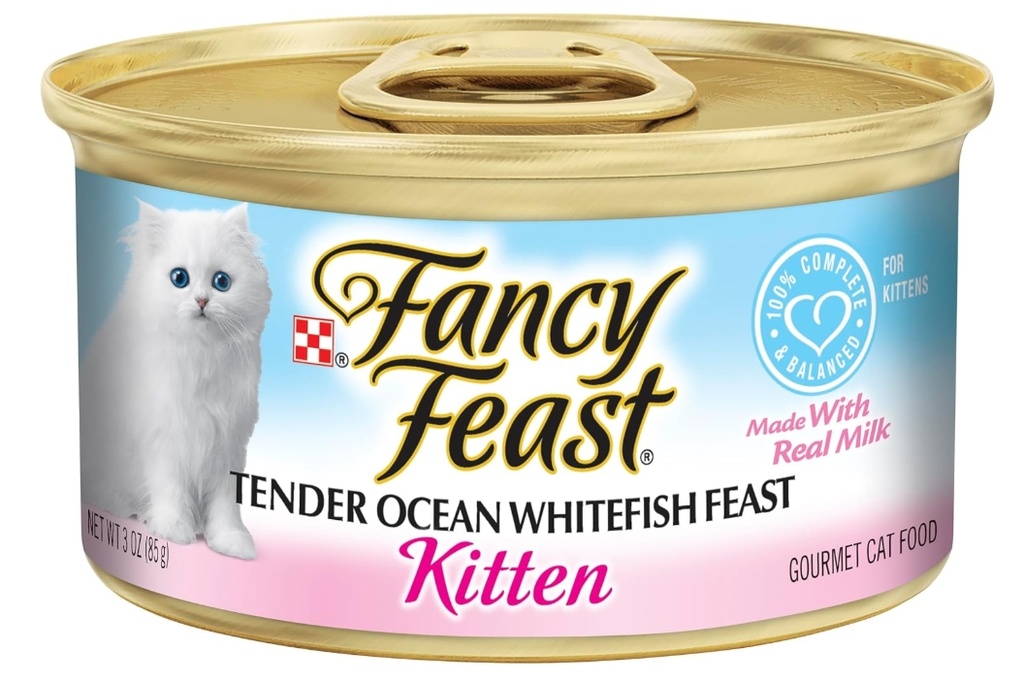 [8000131] Purina - Fancy Feast - Can 85 gm - For Kitten - Ocean Whitefish & Tuna
