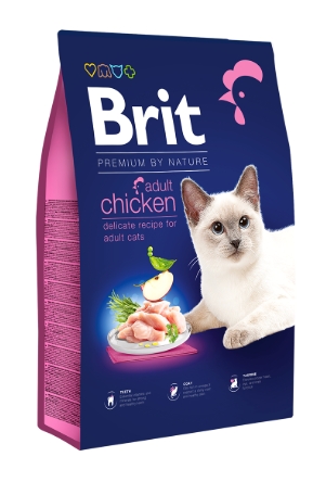 [8000135] Brit - Dry Food - For Dult Cats - 8 kg - Chicken