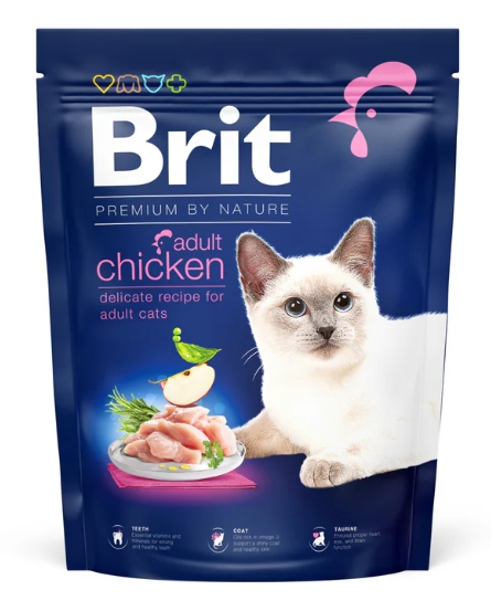 [8000139] Brit - Dry Food - For Adult Cats - 300 gm - Chicken