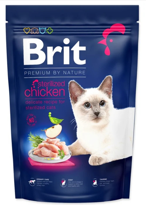 [8000140] Brit - Dry Food - For Cats - 300 gm - Sterilized - Chicken