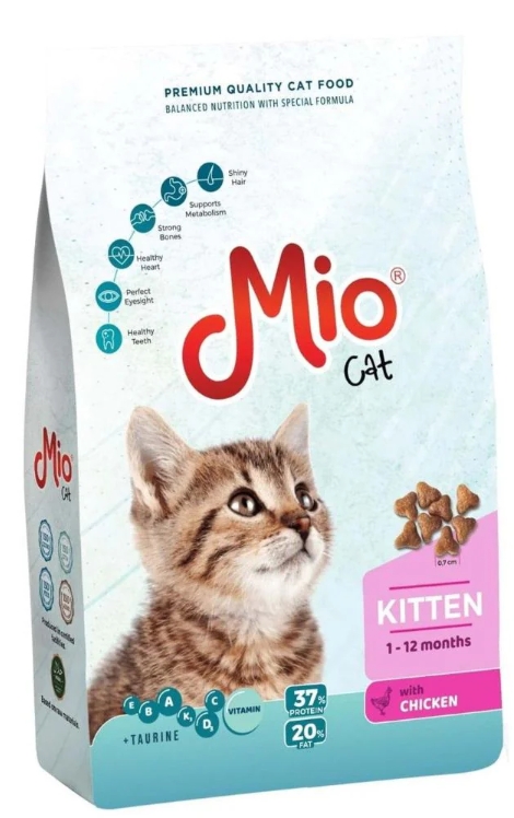 [8000233] Mio - Dry Food - For Kitten Cats - 15 kg - Chicken