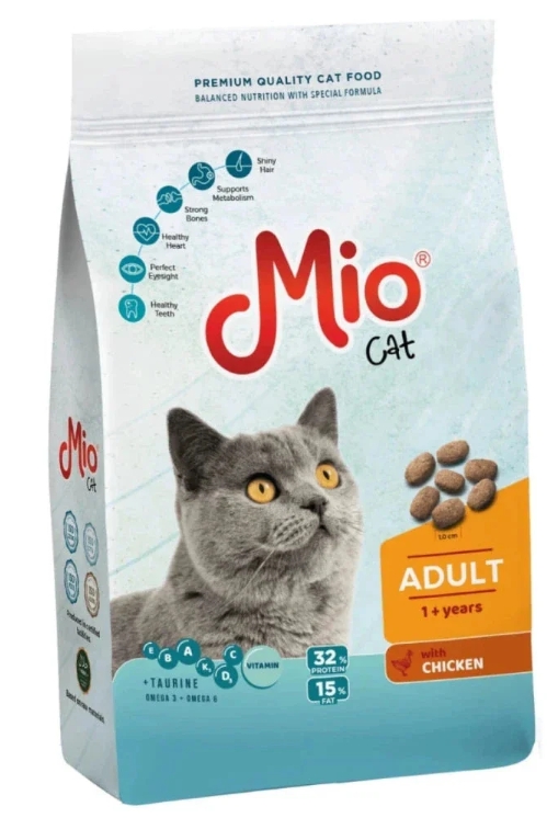 [8000234] Mio - Dry Food - For Adult Cats - 1 kg - Chicken