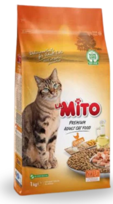 [8000235] La Mito - Dry Food - For Adult Cats - 1 Kg - Chicken